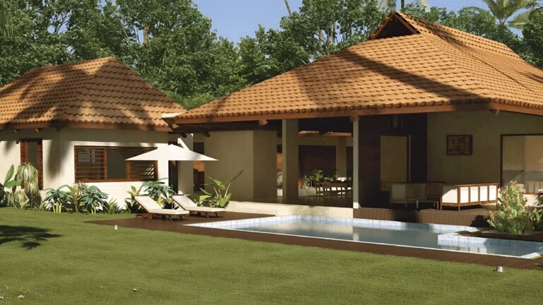 Frangipani estates villa plots in sarjapur road bangalore couryard