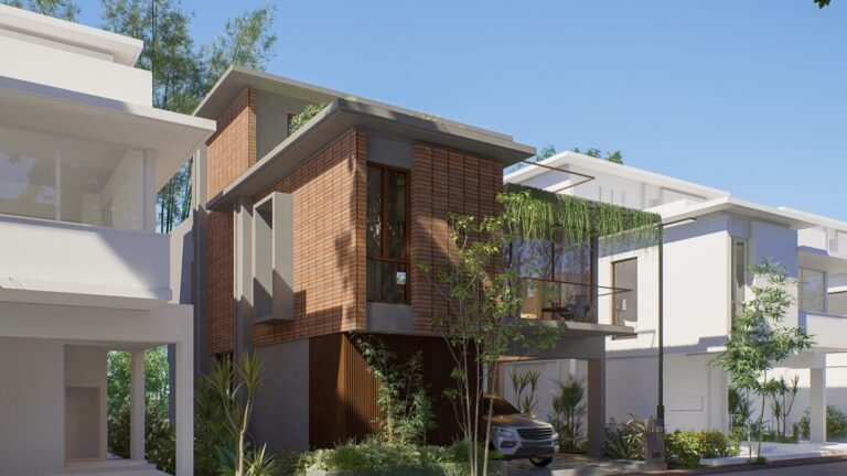 Lake Estate Villa Plots in Bangalore a villa with interior side view