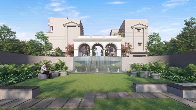 NVT OIKOS Villa in Whitefield, Bangalore walking pathway-min