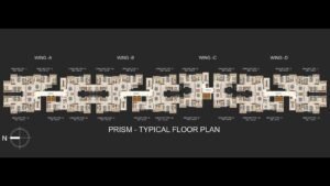 Sattva Park Cubix Apartment in North Bangalore Floor Plan PRISM Typical Floor scaled