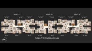 Sattva Park Cubix Apartment in North Bangalore Floor Plan Rubik Wing scaled
