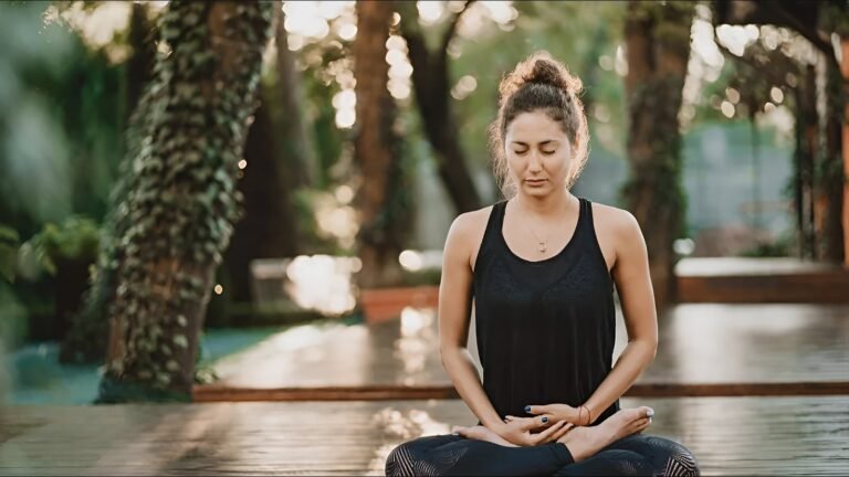 Sattva Park Cubix Apartment in North Bangalore yoga deck