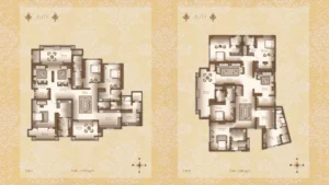 Legacy Cirocco Apartment in jakkur bangalore floor plan 3 & 4 bhk