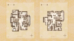 Legacy Cirocco Apartment in jakkur bangalore floor plan Unit C&D 3 & 4 bhk