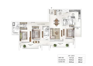 Krisumi Waterside Residences 3LDK-A