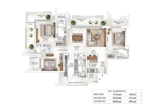 Krisumi Waterside Residences 3LDK+SERVANT_A