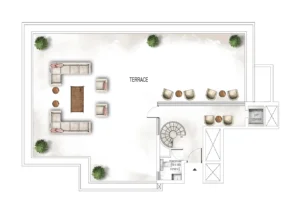 Krisumi Waterside Residences PH_A_TERRACE