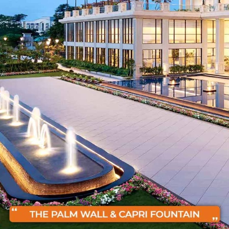 Central Park Resorts Amenities - Capri Club Fountain