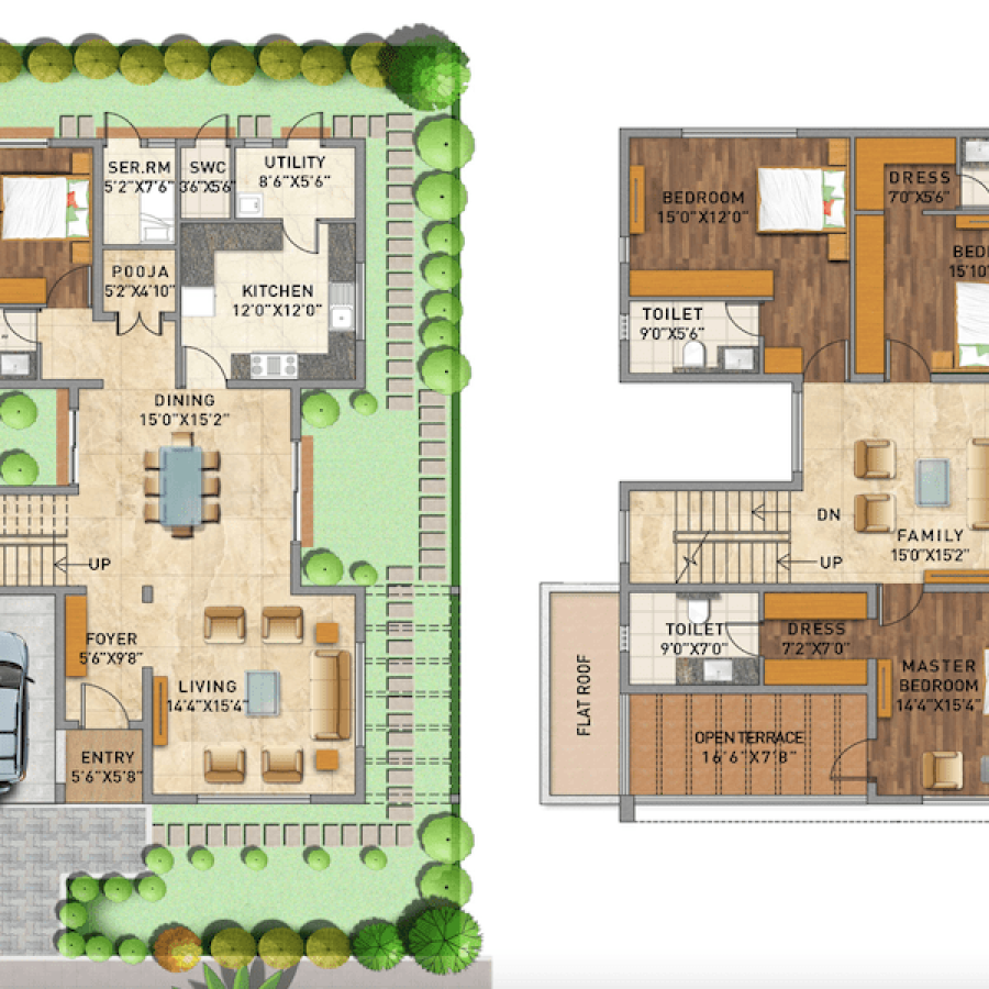 Adarsh-Palm-Acres-Azure-Floor-Plan