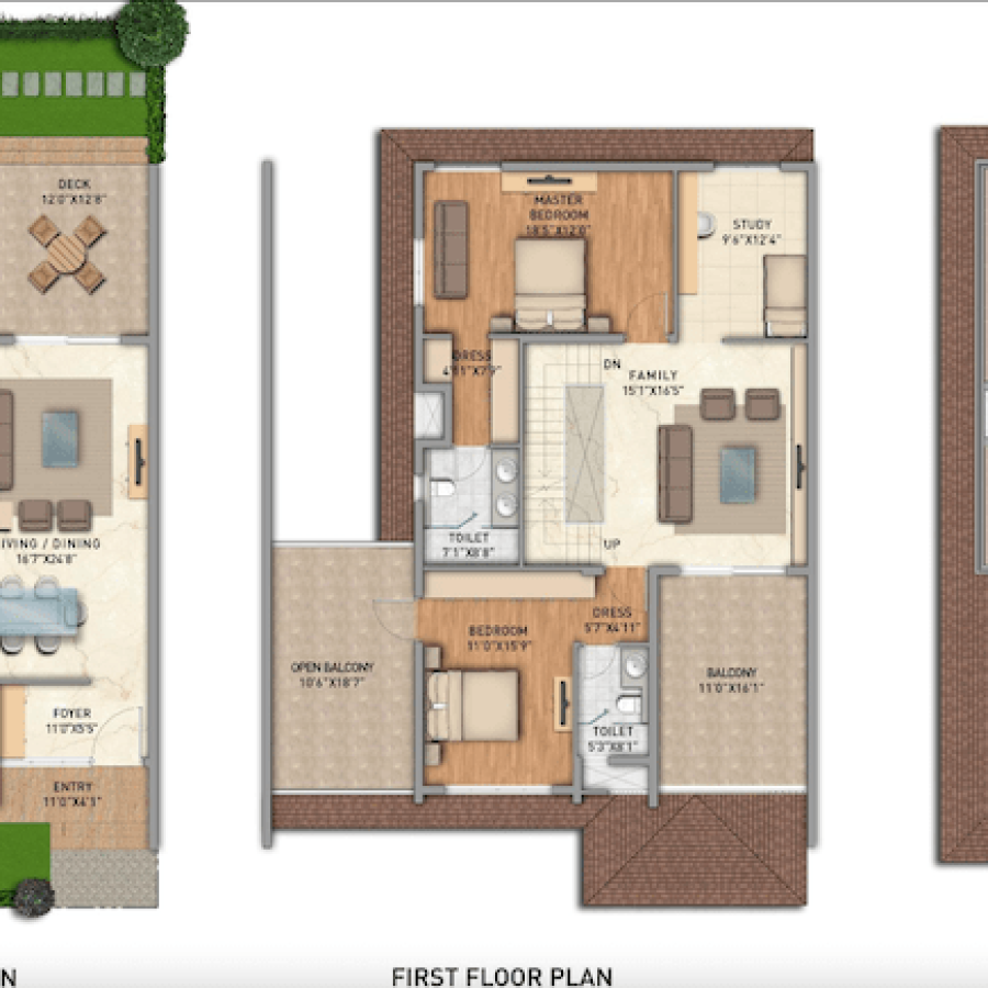 Adarsh-Tranqville-Semi-Detached-East-Facing-Floor-Plan