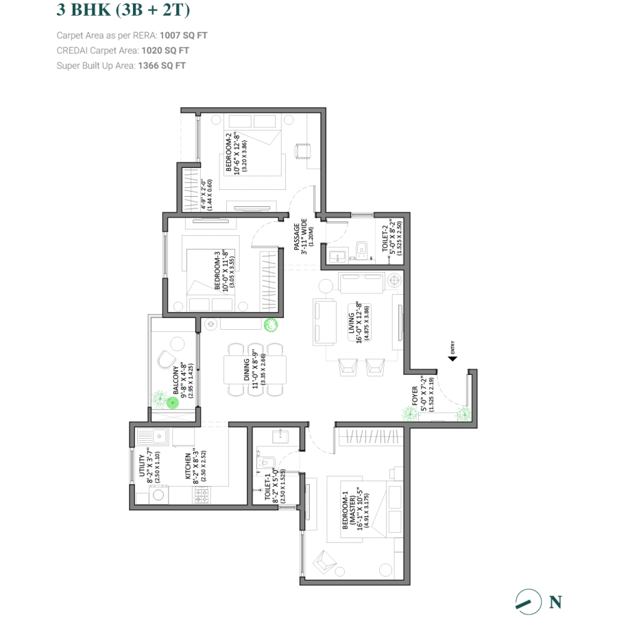 Assetz-Marq-3BHK-3B+2T-Floor-Plan