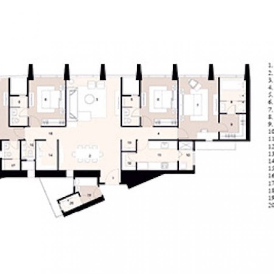 Lodha-Kiara-4-BHK-Unit-Plan