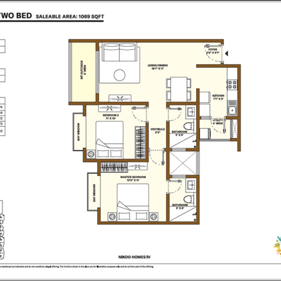 Nikoo-Homes-Type-D3-Two-BED