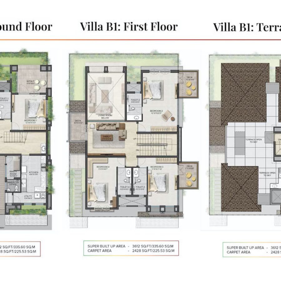 Prestige-Aspen-Greens-Villa-Type-B1-Floor-Plan