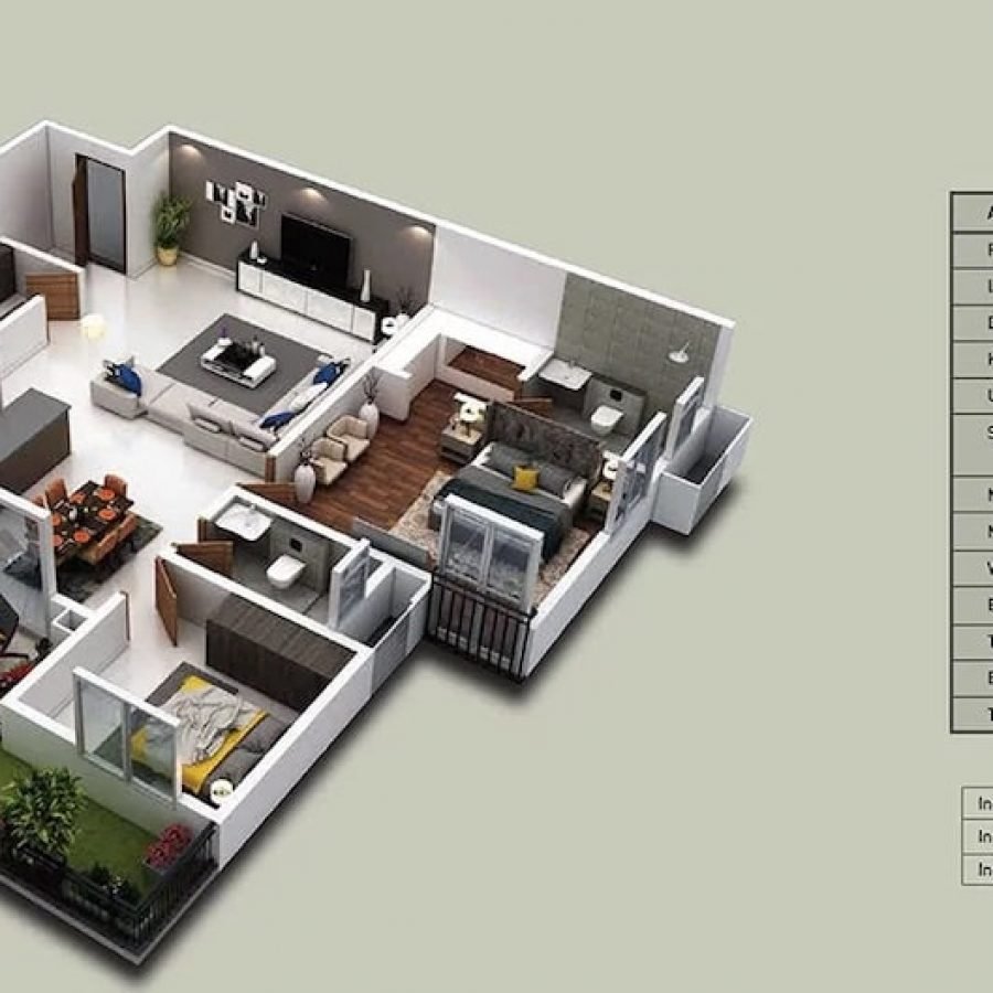 Purva-Zenium-3-BHK-Luxe-Floor-Plan