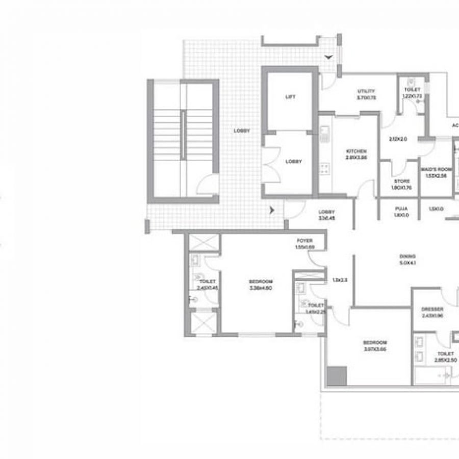 Tata-Promont-4-BHK-Type-A2-Floor-Plan