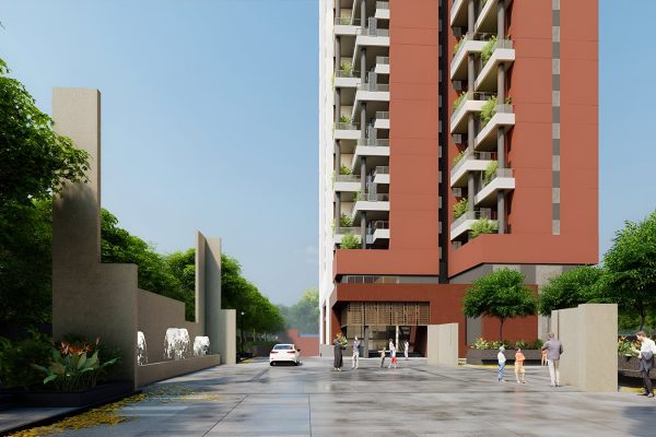 True North by Living walls Apartment in North Bangalore