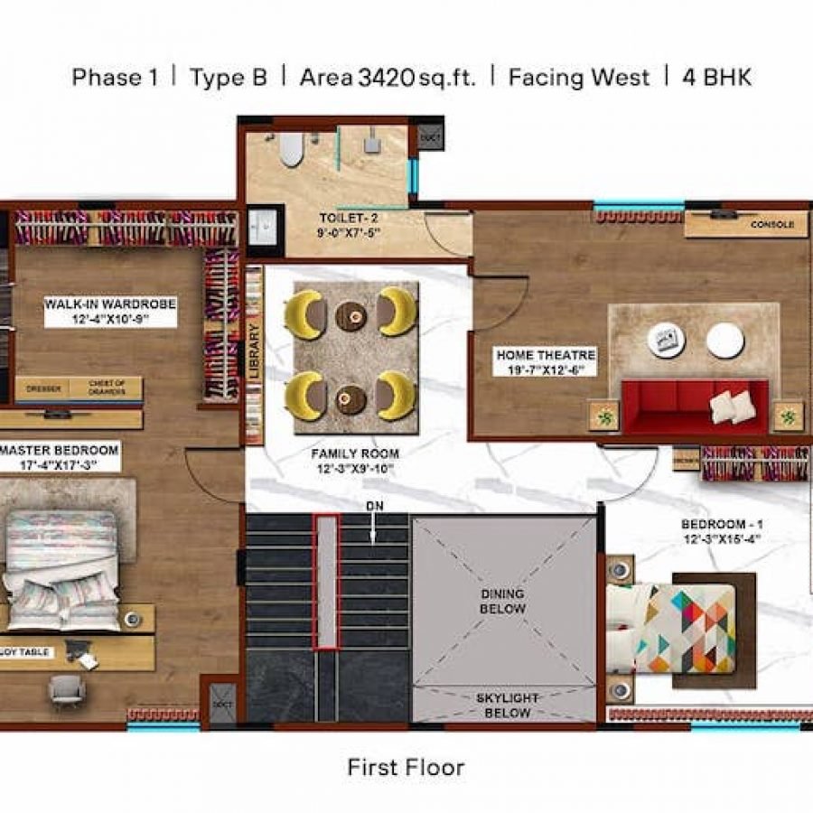 WoodSong-Around-The-Mangoes-Type-B-Floor-Plan