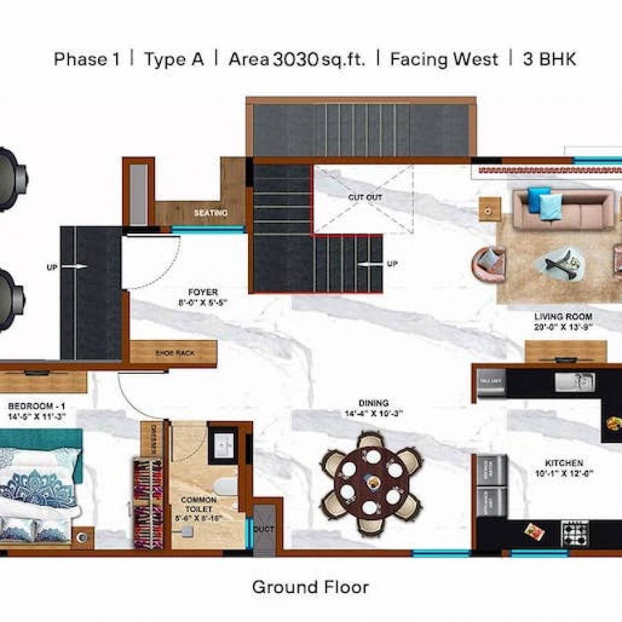 WoodSong-Around-The-Mangoes-Type-B-Floor-Plan